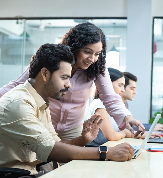 Team hands stacked in unity